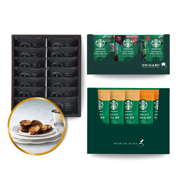 ザ・スウィーツ　キャラメルサンドクッキー　スターバックスコーヒーギフト