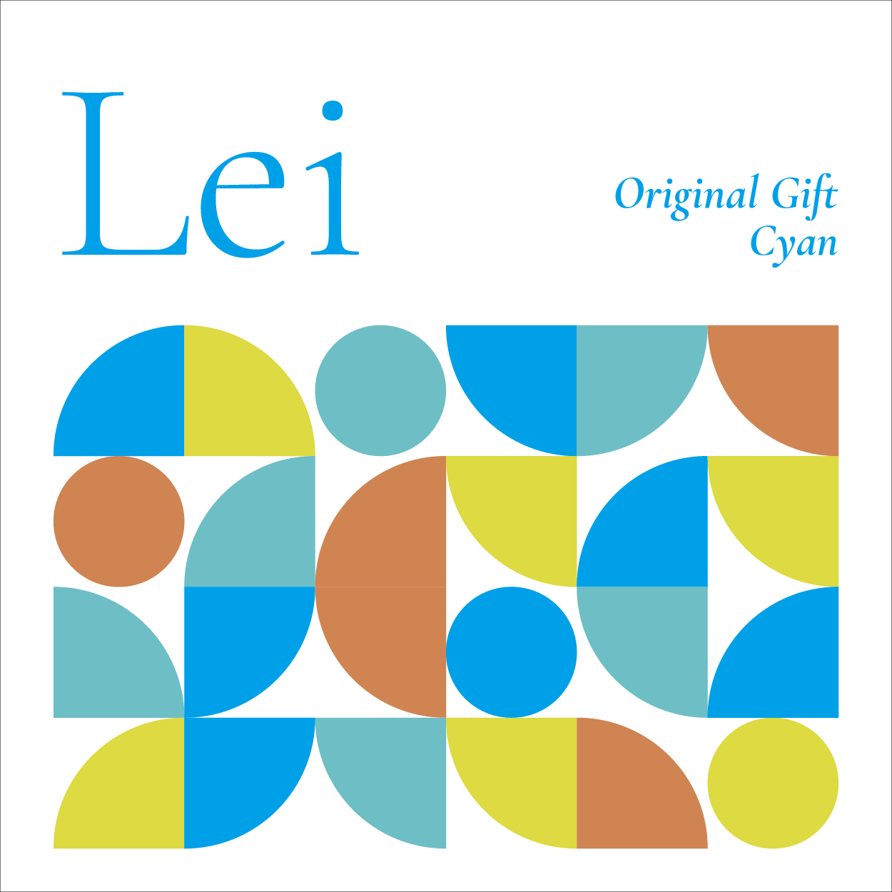 Lei -Cyan-