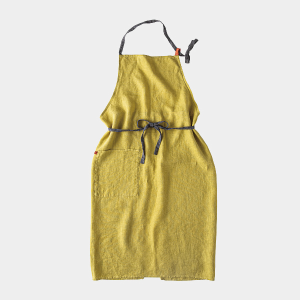 【Lino e Lina】フルエプロン マノン ミモザ