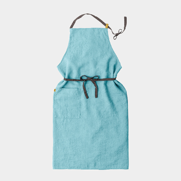 【Lino e Lina】フルエプロン マノン セレステ