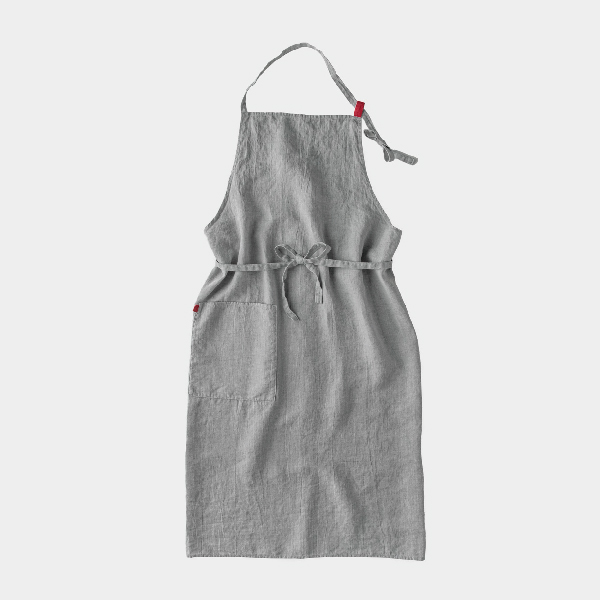 【Lino e Lina】フルエプロン マノン スモーキーグレイ