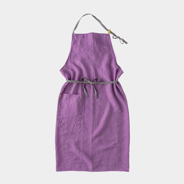 【Lino e Lina】フルエプロン マノン アーリーパープル