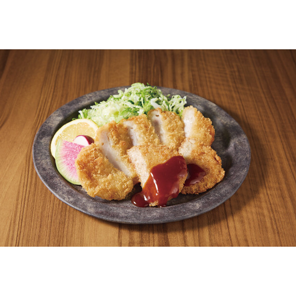 ローストンカツとメンチカツセット
