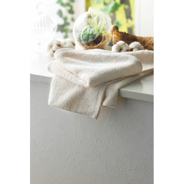 オーガニックコットンフェイスタオル ２枚セット