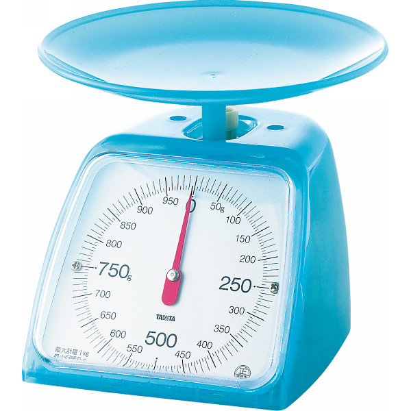 タニタ アナログクッキングスケールブルー