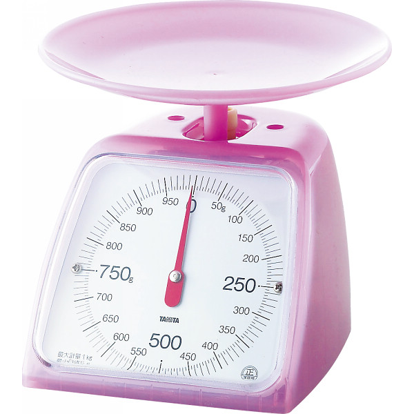 タニタ アナログクッキングスケールピンク