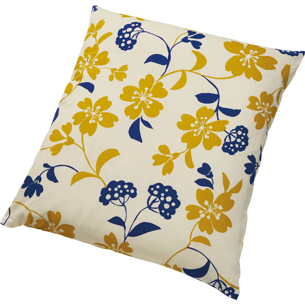 のんはん 座布団カバー２枚セット（桜）ブルー