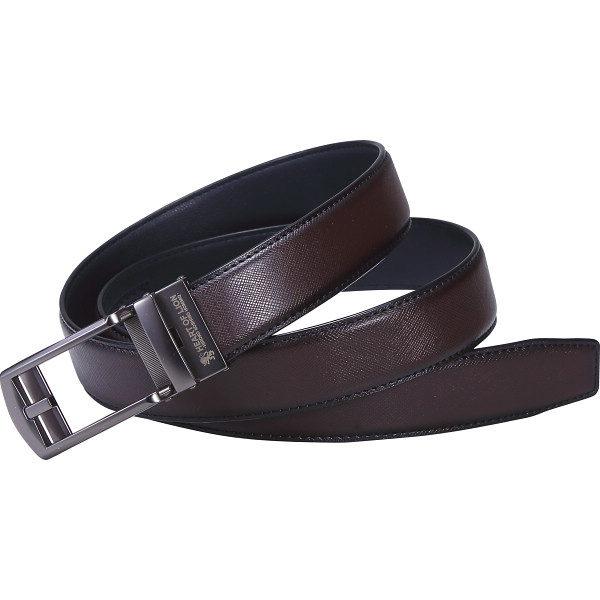 ハートオブライオン　アジャストフリー　サフィアーノレザーベルトブラウン
