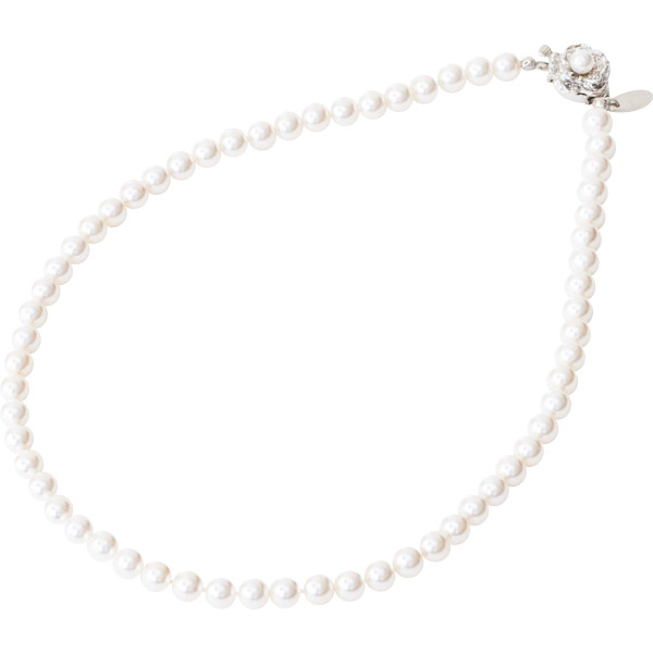 ミチコ ロンドン コシノ 貝パールネックレスホワイト