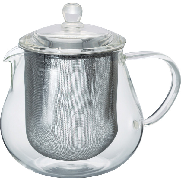 ハリオ　リーフティポット・クリア