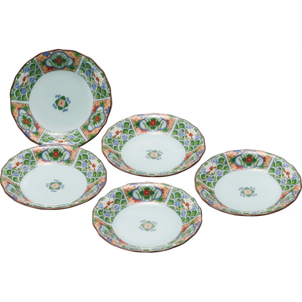 波佐見焼 鍋島地紋 小皿５枚揃