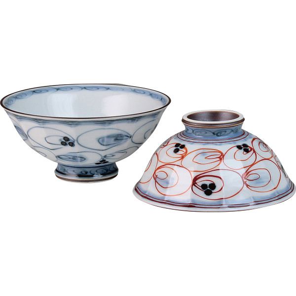 波佐見焼 点彩うず紋 組茶漬