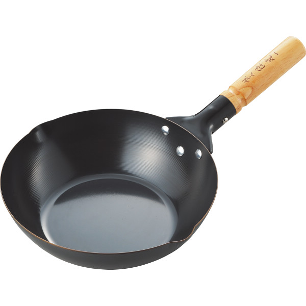 陳建一 木柄北京鍋（２５ｃｍ）