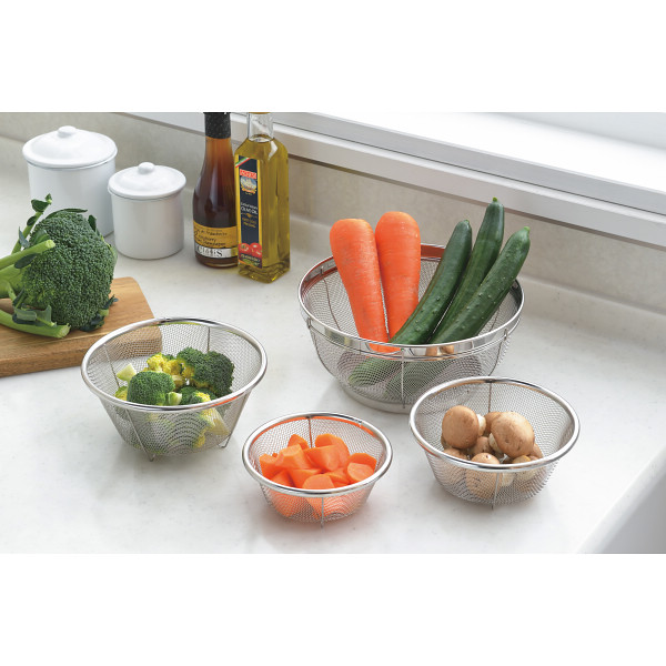 郷技 ステンレスザル４個組