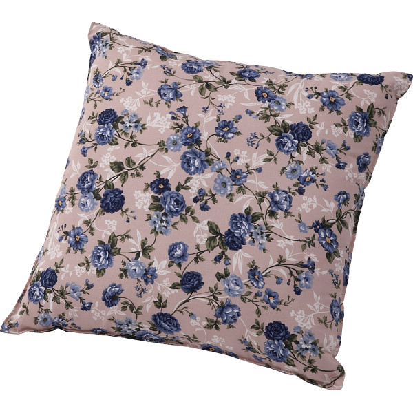 クッション（ローズ）ブルー