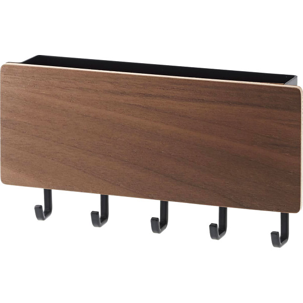 ホルダー付マグネットキーフックブラウン