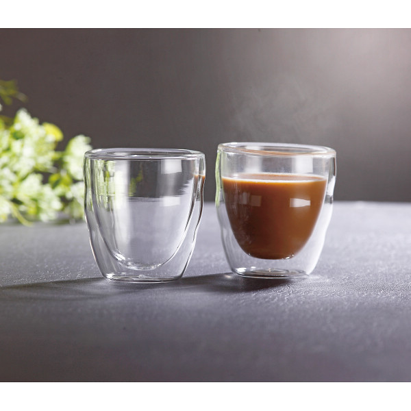 ボダム ピラトゥス ペアダブルウォールグラス