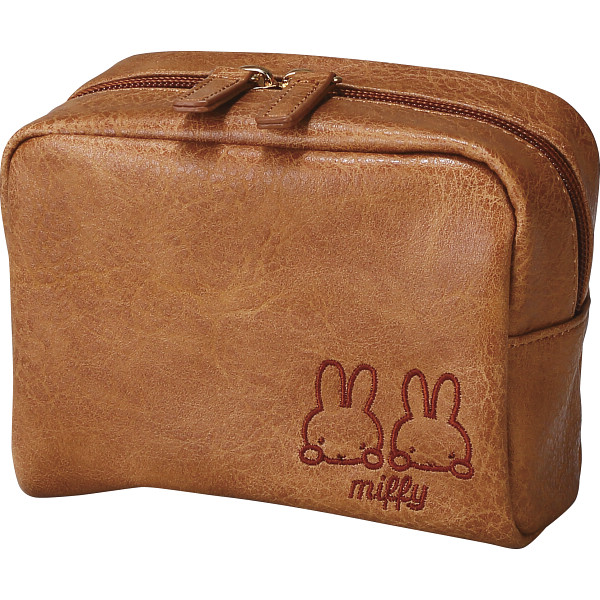 ディック・ブルーナ　ミッフィーポーチブラウン