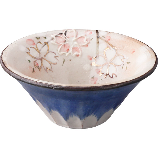 清水焼　富士　ぐい呑青