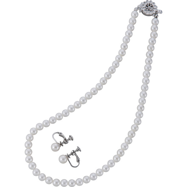 泉州産貝パールセットホワイト