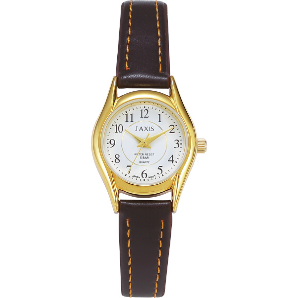 ５気圧防水婦人ウオッチゴールド