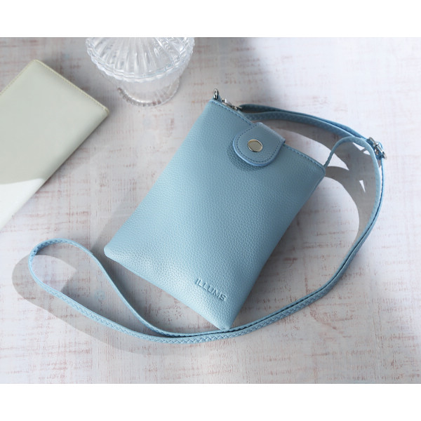 イルムス　スマホポシェットブルー