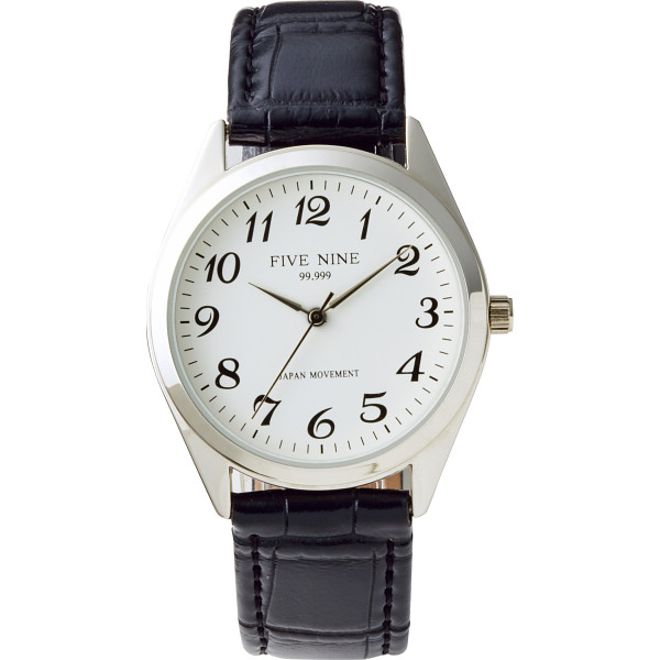 ファイブナイン メンズ腕時計ホワイト文字盤