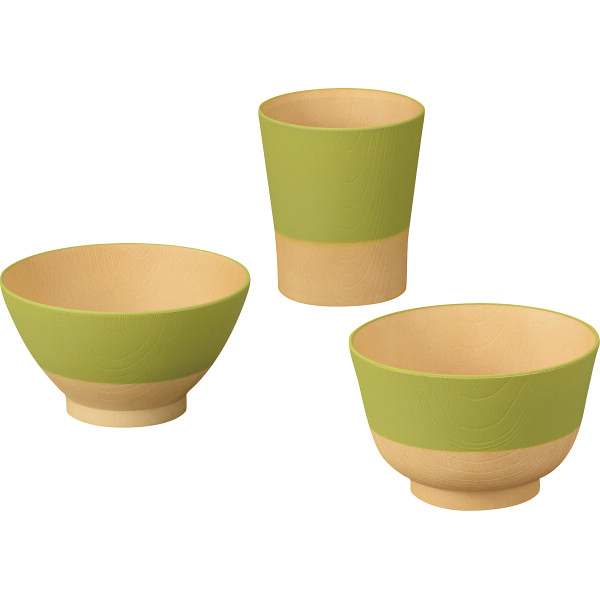 やさしい彩り　むつみ揃うぐいす色