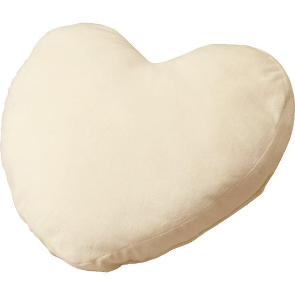 ハート型クッションアイボリー