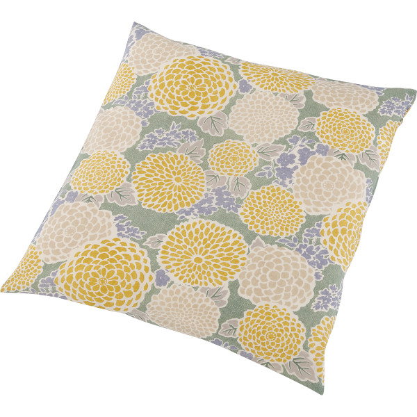 座布団カバー４枚セットグリーン