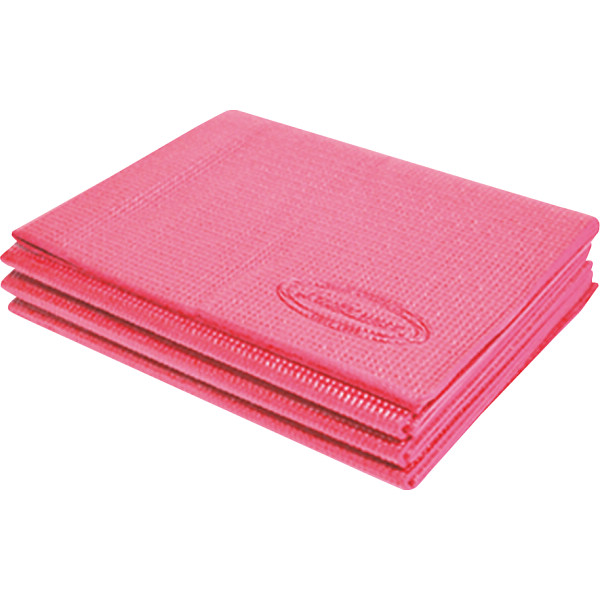 ラッキーウエスト 折りたたみヨガマットピンク