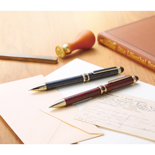 プラチナ　ダブル３アクションブラックマーブル