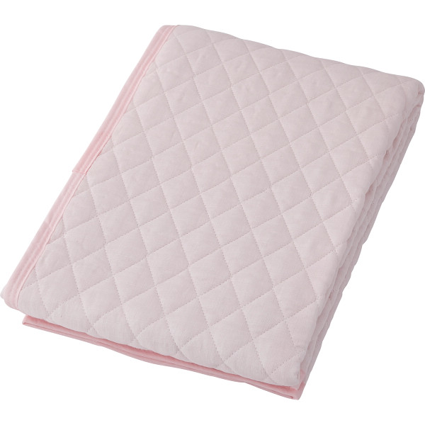 二重ガーゼ敷パットピンク