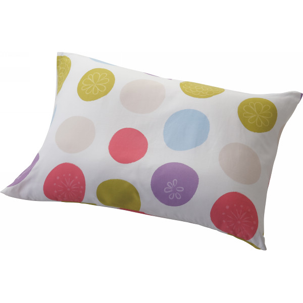 洗える枕＆カバーセットおてだまレッド