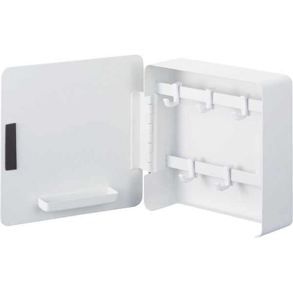 マグネットキーフック２段ホワイト