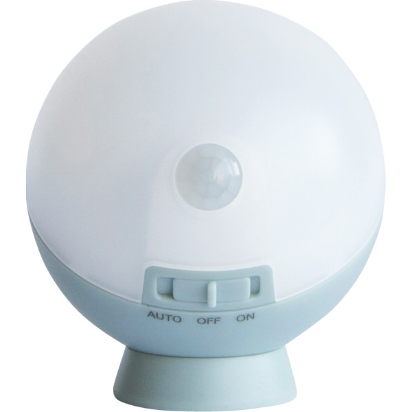 てのりまんまるセンサーライトグレイッシュブルー