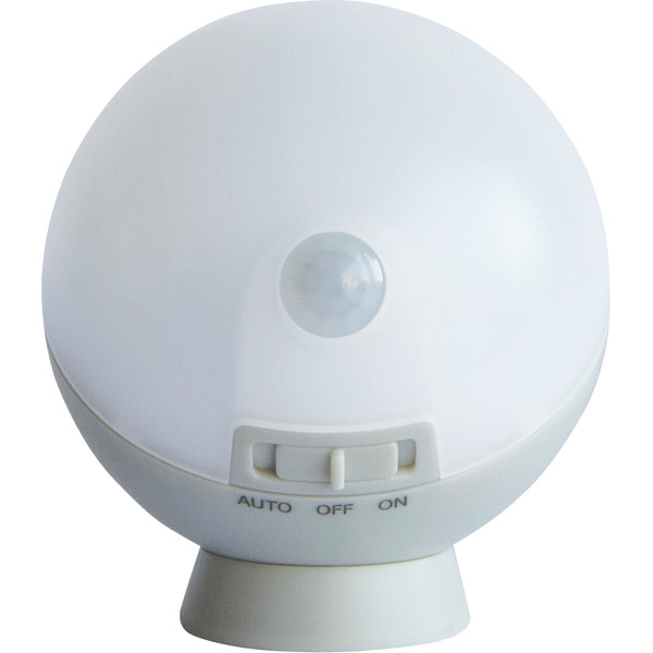 てのりまんまるセンサーライトペールグレー