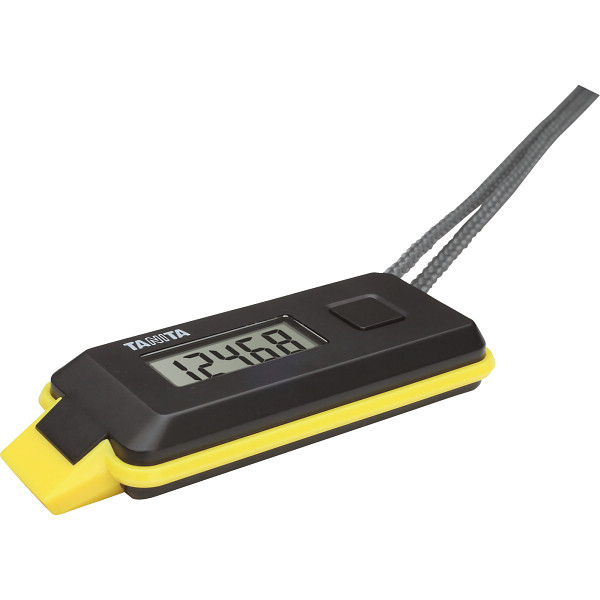 タニタ ３Ｄセンサー搭載歩数計 歩イッスルブラック