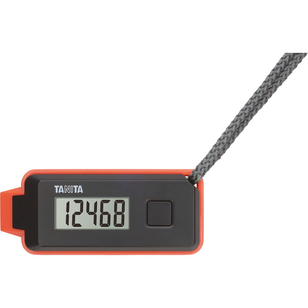 タニタ ３Ｄセンサー搭載歩数計 歩イッスルブラック