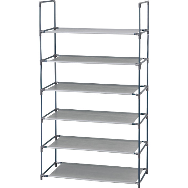 シューズ＆タオルラック ６段