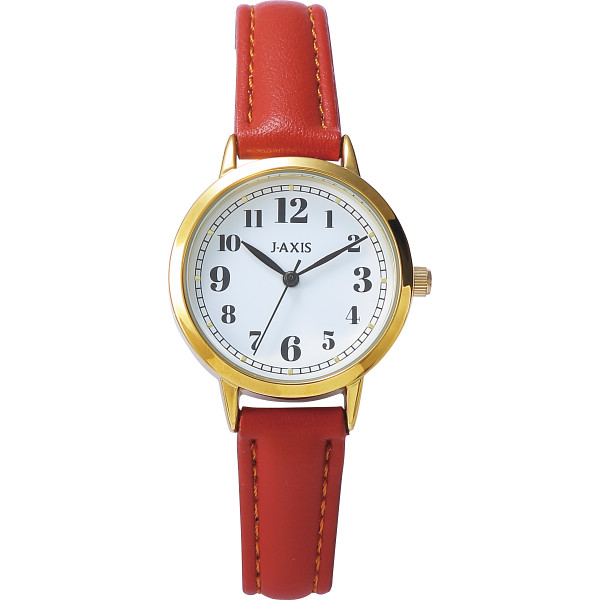 レディースウオッチレッド