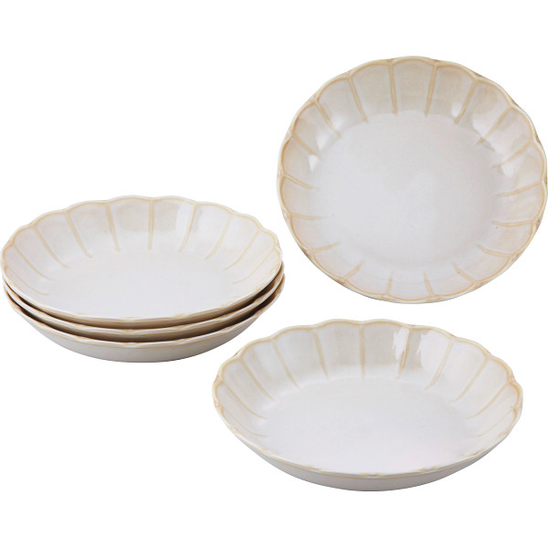 花形 カレー＆パスタ皿 ５枚セット