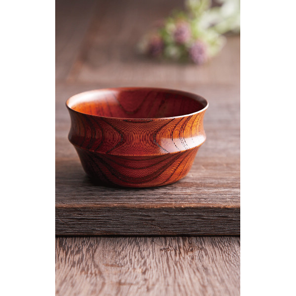 山中塗 欅のぐい呑み＆珍味入れ