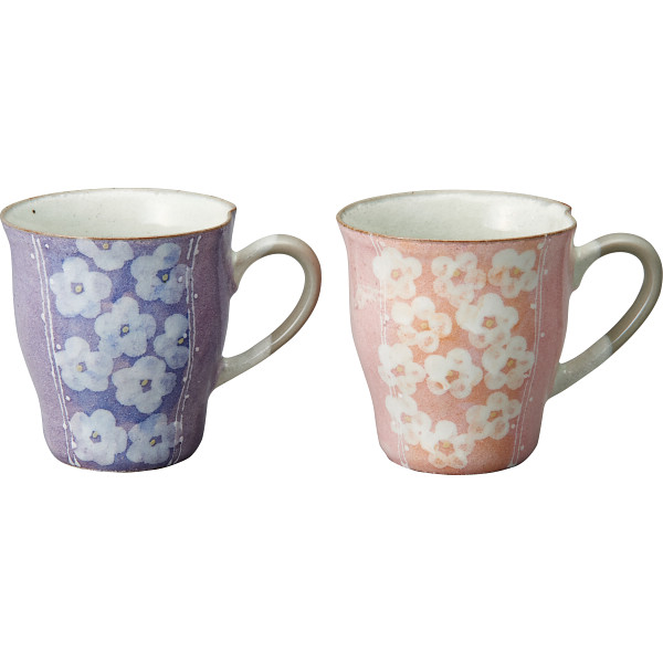 手描き花畑 ペアマグ