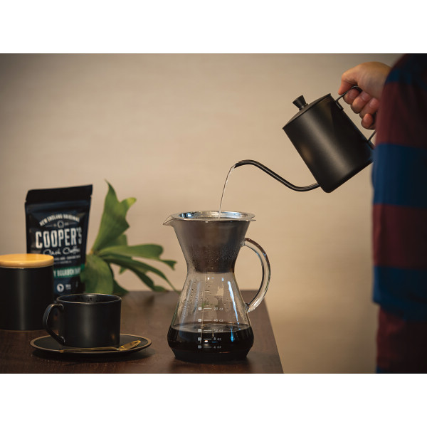 ブリューコーヒー　ドリップポット　黒