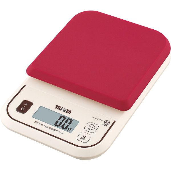 タニタ デジタルクッキングスケールレッド