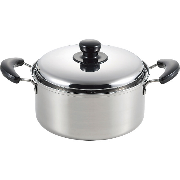 陳建一 ステンレス両手鍋（２２ｃｍ）
