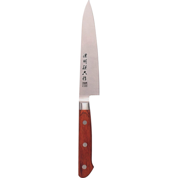 濃州孫六作 ペティナイフプロフェッショナルブラウン