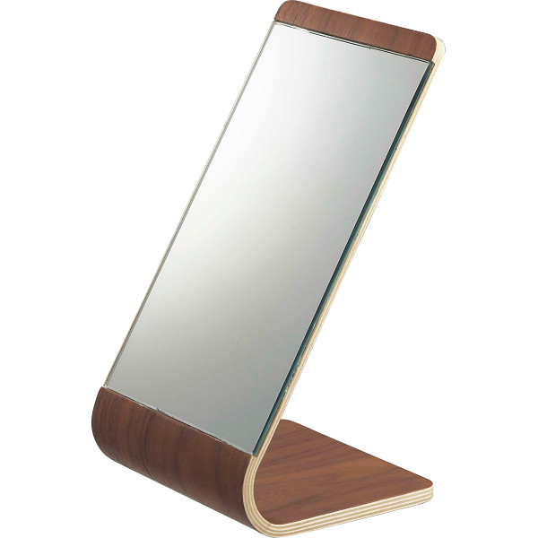 スタンドミラーブラウン