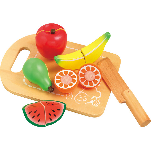 木製おままごとセットくだもの